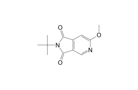 1H-Pyrrolo[3,4-c]pyridine-1,3(2H)-dione, 2-(1,1-dimethylethyl)-6-methoxy-