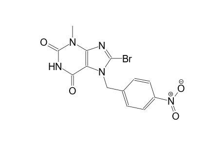 1H-purine-2,6-dione, 8-bromo-3,7-dihydro-3-methyl-7-[(4-nitrophenyl)methyl]-