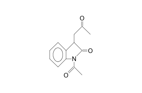 3-Acetonyl-1-acetyl-indol-2(3H)-one