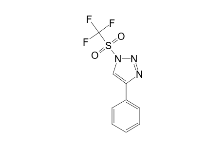 4-PHENYL-1-TRIFLUOROMETHYLSULFONYL-1H-1,2,3-TRIAZOLE