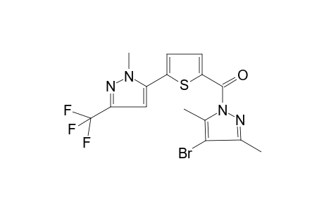 Methanone, (4-bromo-3,5-dimethyl-1-pyrazolyl)[5-(3-trifluoromethyl-1-methyl-5-pyrazolyl)-2-thienyl]-