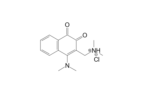 [(4'-Dimethylamino-1',2'-dihydro-1',2'-dioxonaphth-3'-yl)methyl]-dimethylammonium chloride