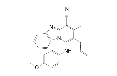 2-allyl-1-(4-methoxyanilino)-3-methylpyrido[1,2-a]benzimidazole-4-carbonitrile