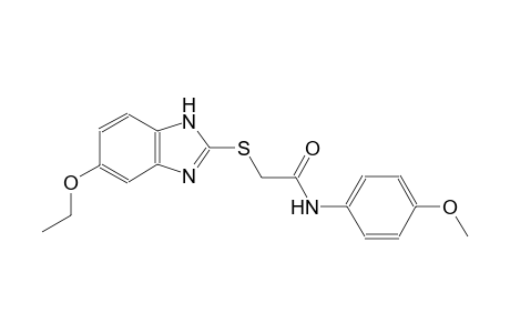 2-[(5-ethoxy-1H-benzimidazol-2-yl)sulfanyl]-N-(4-methoxyphenyl)acetamide