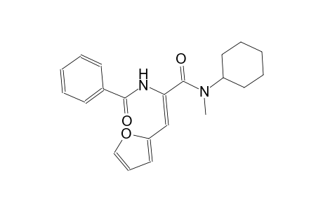 N-[(Z)-1-{[cyclohexyl(methyl)amino]carbonyl}-2-(2-furyl)ethenyl]benzamide