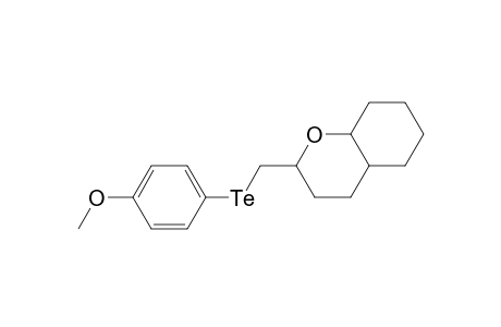 2H-1-Benzopyran, octahydro-2-[[(4-methoxyphenyl)telluro]methyl]-