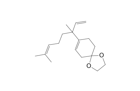 8-(1-Ethyl-1,5-dimethyl-4-hexenyl)-1,4-dioxaspiro[4.5]dec-7-ene