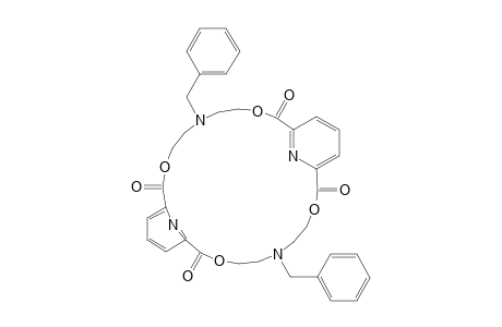 3,9,17,23-Tetraoxa-6,20,29,30-tetraazatricyclo[23.3.1.111,15]triacon ta-1(29),11,13,15(30),25,27-hexaene-2,10,16,24-tetrone, 6,20-bis(phenylmethyl)-