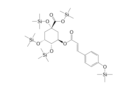 Pentatrimethylsilyl-trans-3-O-coumaroyl-D-quinic acid