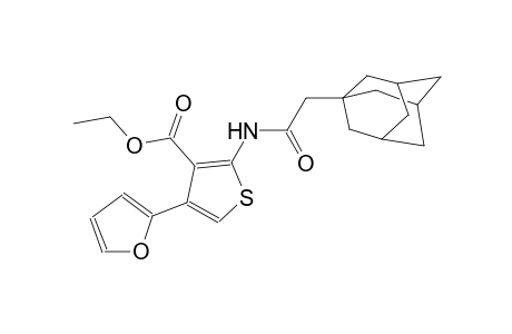 ethyl 2-[(1-adamantylacetyl)amino]-4-(2-furyl)-3-thiophenecarboxylate