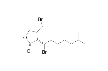 (3Z)-3-(1-bromanyl-6-methyl-heptylidene)-4-(bromomethyl)oxolan-2-one