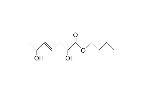 2,6-Dihydroxy-4-heptenoic acid, butyl ester