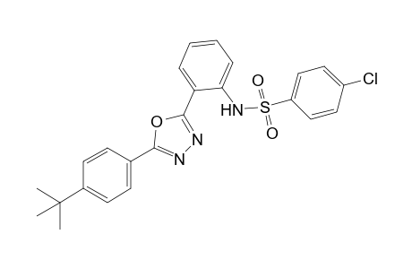 2'-[5-(p-tert-butylphenyl)-1,3,4-oxadiazol-2-yl]-4-chlorobenzenesulfonanilide