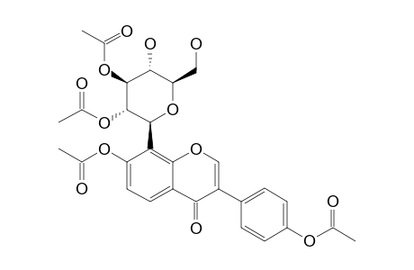 2'',3'',4',7-TETRA-O-ACETYL-PUERARIN;ISOMER-(A)