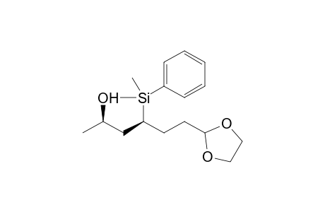 (2R,4S)-4-[dimethyl(phenyl)silyl]-6-(1,3-dioxolan-2-yl)-2-hexanol