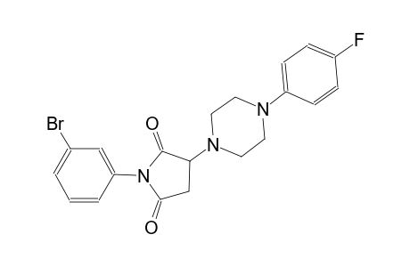 1-(3-bromophenyl)-3-[4-(4-fluorophenyl)-1-piperazinyl]-2,5-pyrrolidinedione