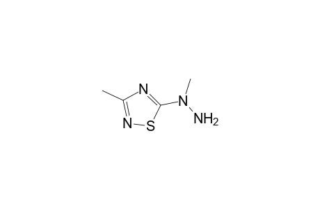 1,2,4-Thiadiazole, 3-methyl-5-(1-methylhydrazino)-