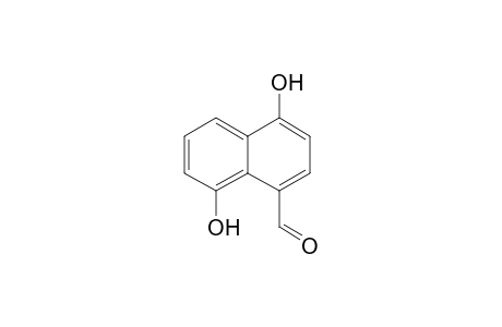 4,8-bis(oxidanyl)naphthalene-1-carbaldehyde