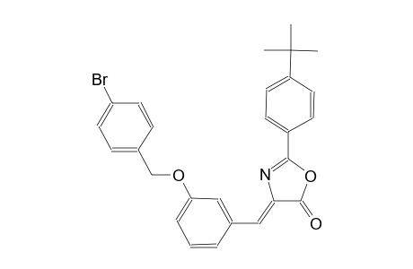 (4Z)-4-{3-[(4-bromobenzyl)oxy]benzylidene}-2-(4-tert-butylphenyl)-1,3-oxazol-5(4H)-one
