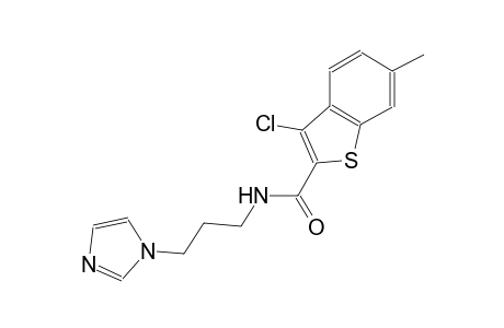 3-chloro-N-[3-(1H-imidazol-1-yl)propyl]-6-methyl-1-benzothiophene-2-carboxamide