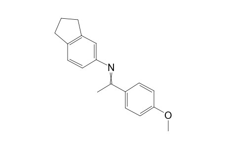 N-(2,3-Dihydro-1H-inden-5-yl)-1-(4-methoxyphenyl)ethan-1-imine