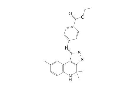 (4,4,8-trimethyl-4,5-dihydro-1H-[1,2]dithiolo[3,4-c]quinolin-1-ylidene)(4-ethoxycarbonylphenyl)amine