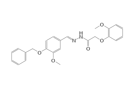 N'-{(E)-[4-(benzyloxy)-3-methoxyphenyl]methylidene}-2-(2-methoxyphenoxy)acetohydrazide