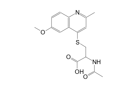 N-acetyl(6-methoxy-2-methyl-4-quinolinyl)cysteine