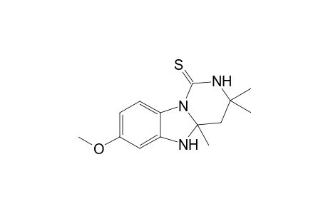 1-(2'-Amino-4'-methoxyphenyl)-6-hydroy-4,4,6-trimethyl-1,4,5,6-tetrahydropyrimidinobenzimidazole-2(3H)-thione