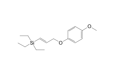 (E)-Triethyl(3-(4-methoxyphenoxy)prop-1-enyl)silane