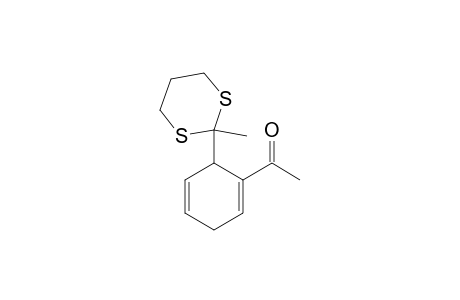 Ethanone, 1-[6-(2-methyl-1,3-dithian-2-yl)-1,4-cyclohexadien-1-yl]-