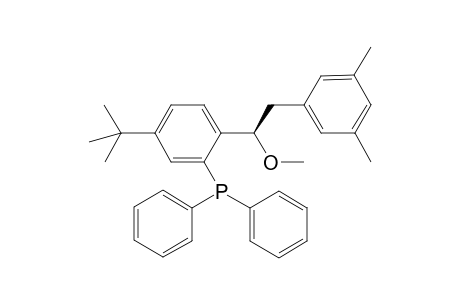(+)-(R)-1-Diphenylphosphane-2-[1-methoxy-2-(3,5-dimethylphenyl)ethyl]-5-tert-butylbenzene