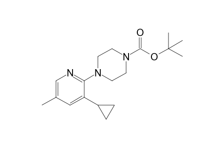 tert-Butyl 4-(5-methyl-3-cyclopropylpyridin-2-yl)piperazine-1-carboxylate