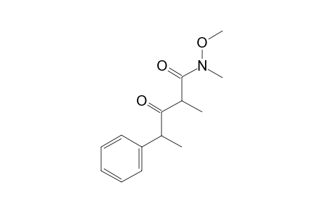 N-Methoxy-N,2-dimethyl-3-oxo-4-phenylpentanamide