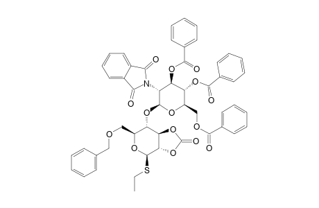 ETHYL-6-O-BENZYL-2,3-O-CARBONATE-4-O-(3,4,6-TRI-O-BENZOYL-2-DEOXY-2-PHTHALIMIDO-BETA-D-GLUCOPYRANOSYL)-1-THIO-BETA-D-GLUCOPYRANOSIDE