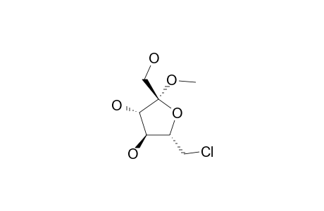 METHYL-6-CHLORO-6-DEOXY-BETA-D-FRUCTOFURANOSIDE