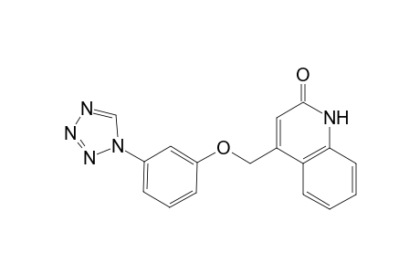 2(1H)-Quinolinone, 4-[[3-(1H-1,2,3,4-tetrazol-1-yl)phenoxy]methyl]-