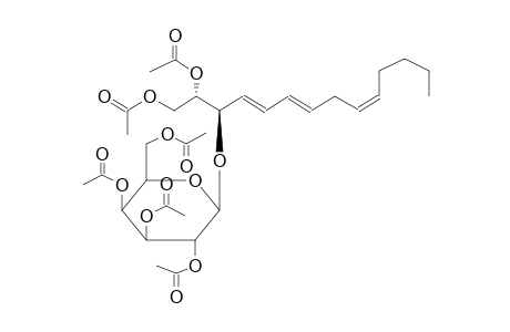 (2R,3S)-3-O-[BETA-D-(TETRA-O-ACETYL)GALACTOPYRANOSYL]-1,2-DIACETOXY-4E,6,9Z-TETRADECATRIENE