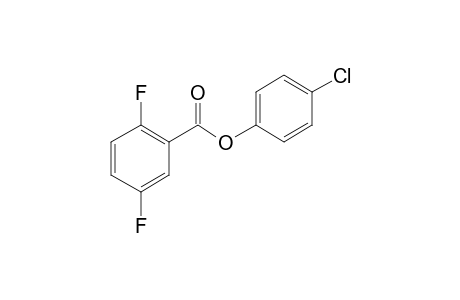 2,5-Difluorobenzoic acid, 4-chlorophenyl ester