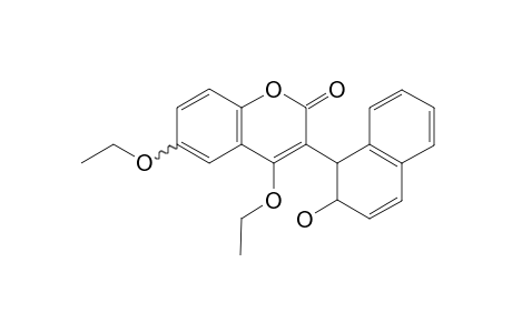 Coumatetralyl-M (tri-HO-) -H2O 2ET