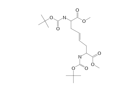 DIMETHYL-TRANS-2,7-BIS-(TERT.-BUTOXYCARBONYLAMINO)-OCT-4-ENEDIOATE