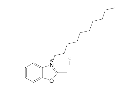 N-DECYL-2-METHYLBENZOXAZOLIUM-QUATERNARY-IODIDE
