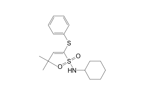 2-tert-Butyl-N-cyclohexyl-1-phenylsulfenylvinylsulfonamide
