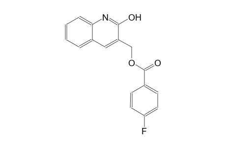 (2-hydroxy-3-quinolinyl)methyl 4-fluorobenzoate