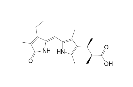 (-)-(2S,3S)-3-(3-Ethyl-2,7,9-trimethyl-1-oxo-1,10-dihydrodipyrrin-8-yl)-2-methylbutanoic acid