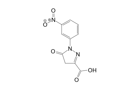 1H-Pyrazole-3-carboxylic acid, 4,5-dihydro-1-(3-nitro-phenyl)-5-oxo-