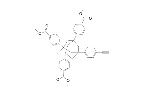 1-(ETHYNYLPHENYL)-3,5,7-TRIS-(4-CARBOMETHOXYPHENYL)-ADAMANTANE
