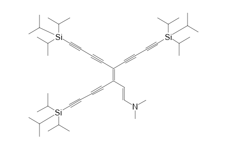 N,N-Dimethyl-8-(triisopropylsilyl)-3,4-bis[4'-(triisopropylsilyl)buta-1',3'-diynyl]octa-1,3-diene-5,7-diyne