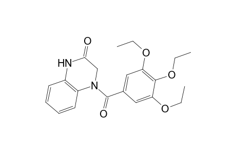 4-(3,4,5-triethoxybenzoyl)-1,3-dihydroquinoxalin-2-one