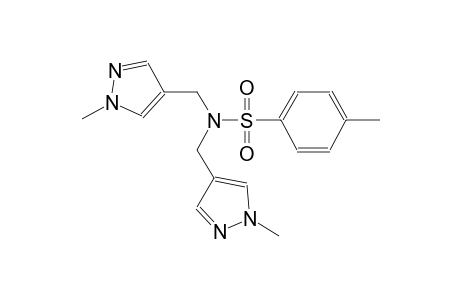 benzenesulfonamide, 4-methyl-N,N-bis[(1-methyl-1H-pyrazol-4-yl)methyl]-